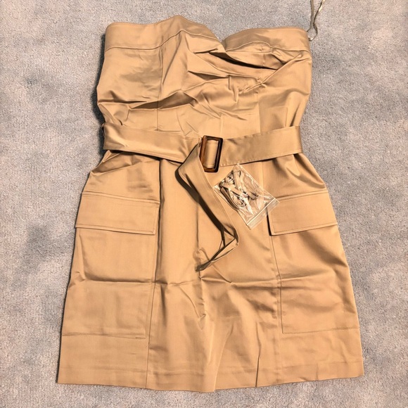 Abercrombie & Fitch Strapless Sage Green Dress - Picture 7 of 8